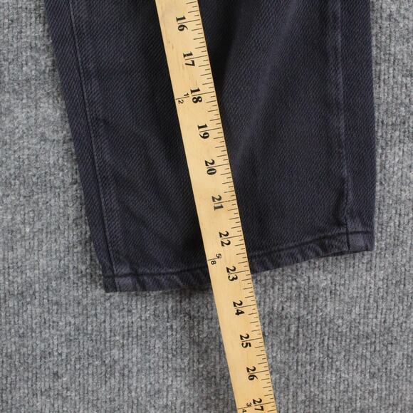 We The Free People Jeans Women 26 Osaka Mid Rise Barrel Crop Gray Baggy Boho Y2K - Picture 10 of 14